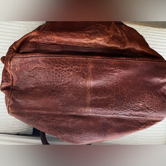 Liebeskind Berlin Double Esthter Leather Brown Satchel Bag - Picture 6 of 6